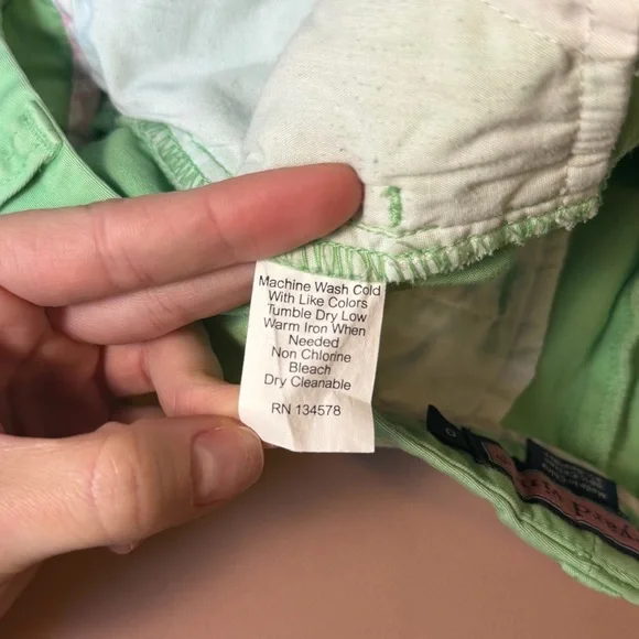 Vineyard Vines Women’s Size 0 Green Cotton Shorts Preppy Classic Summer - Picture 10 of 11